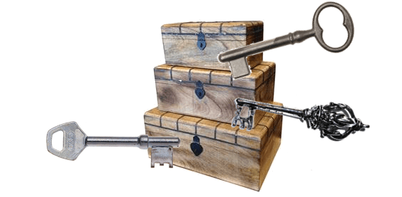 Nyckelord och kistor